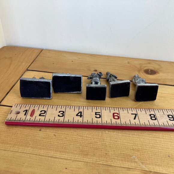 Frontiersman & Native American Pewter Figurine Set of 5 Poet Collectables Canada - Picture 6 of 8